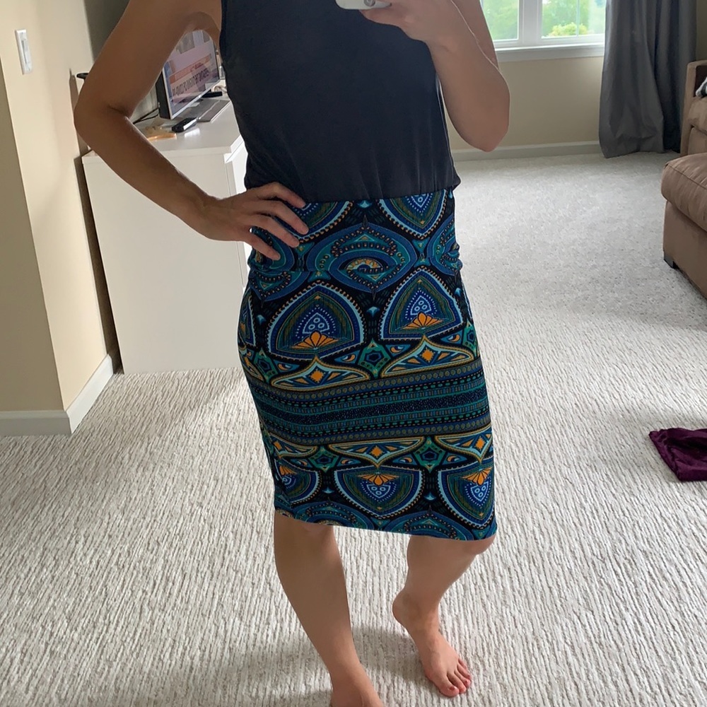 Lularoe midi pencil skirt